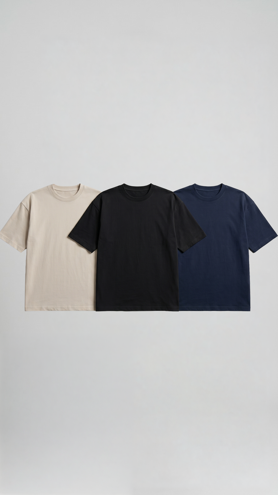 Pack of 3 Oversized Basic Tees