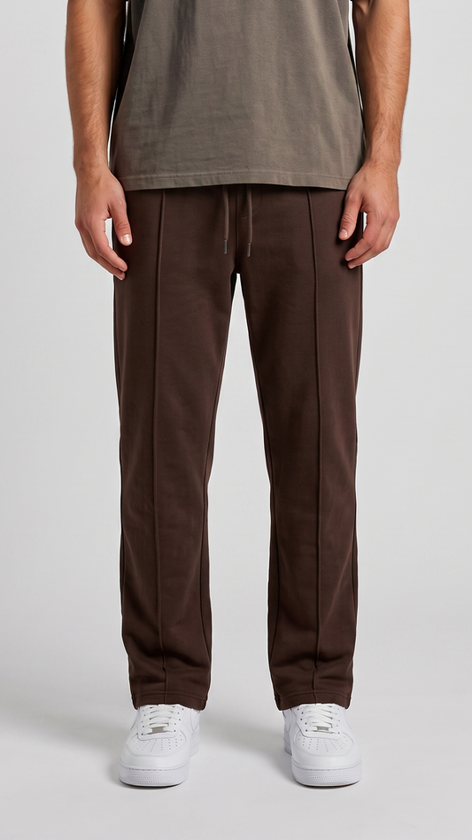 Straight Pleated Trousers